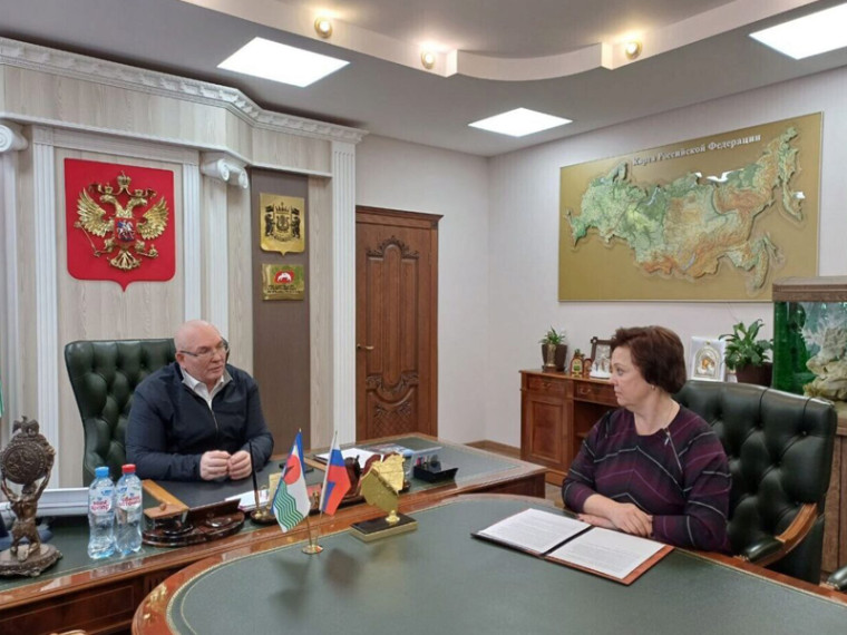 Рабочая встреча с председателем муниципальной Думы.